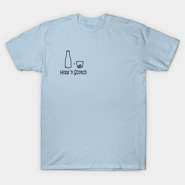 Hops 'n Scotch Pocket T-Shirt by PelicanAndWolf